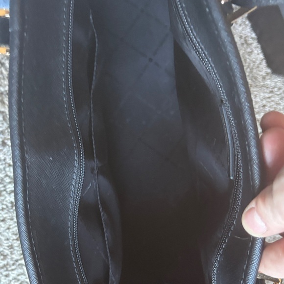 Michael Kors Black Tote with Gold Accents - Picture 6 of 10
